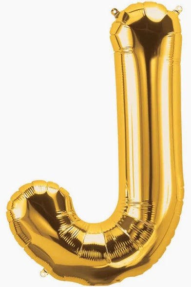 16" Gold Letter: J