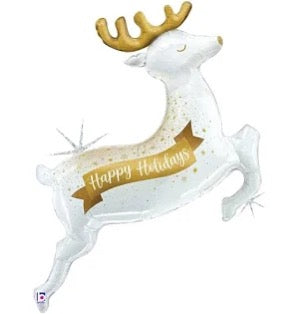 48" Glistening Holiday Reindeer