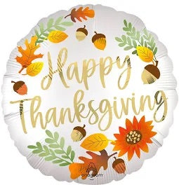 18" Happy Thanksgiving