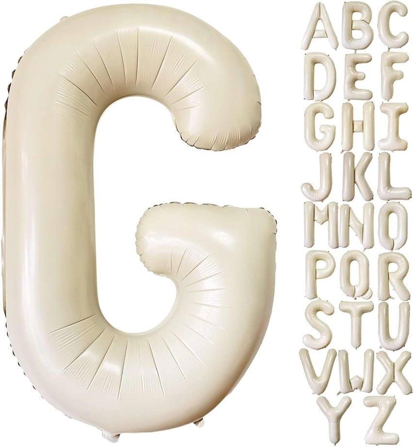 40" Cream Letter: G