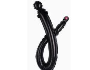 18" Black Cursive Letter: J