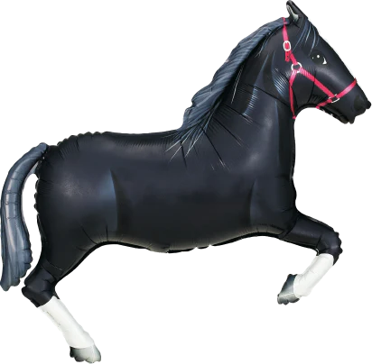34" Black Horse Foil
