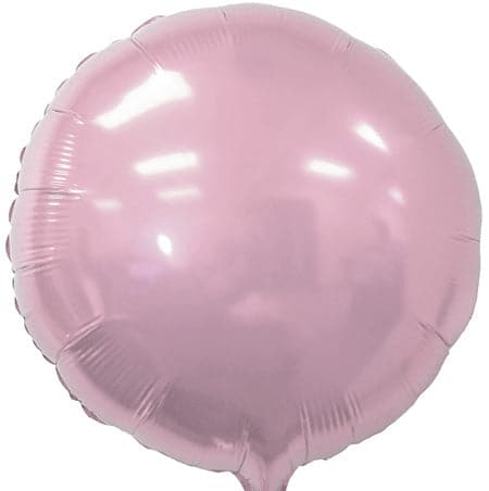 Lucky Foil: 18" Round Light Pink