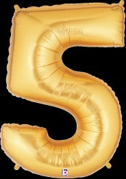 Betallic 16" Gold Number 5