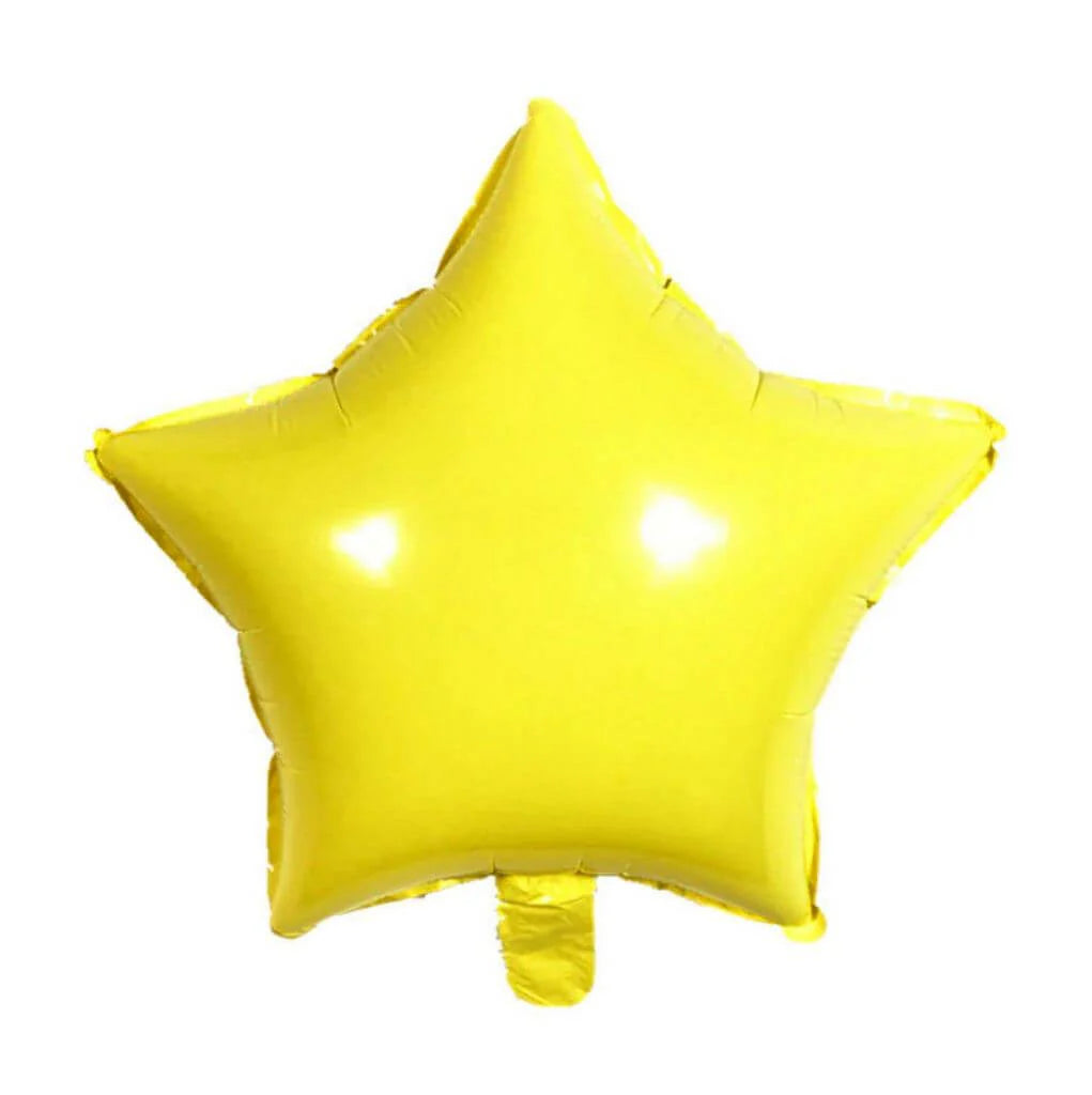 18" Star Foil: Macaron Yellow