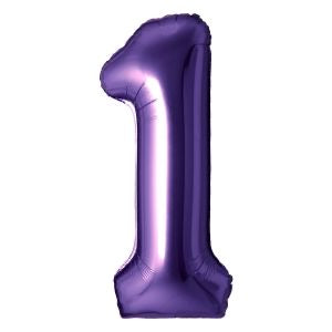 34" Purple Number 1 Airise
