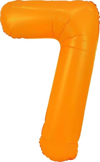 40" Neon Orange Number: 7
