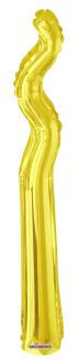14” Kurly Zig Zag Gold
