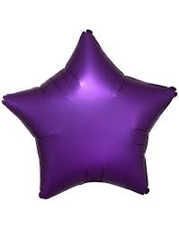 Lucky Foil: 18" Star Chrome Purple
