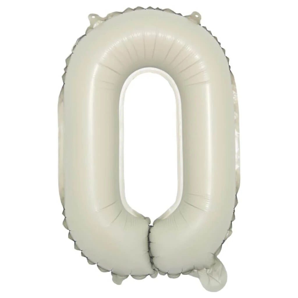 40" Cream Letter: O