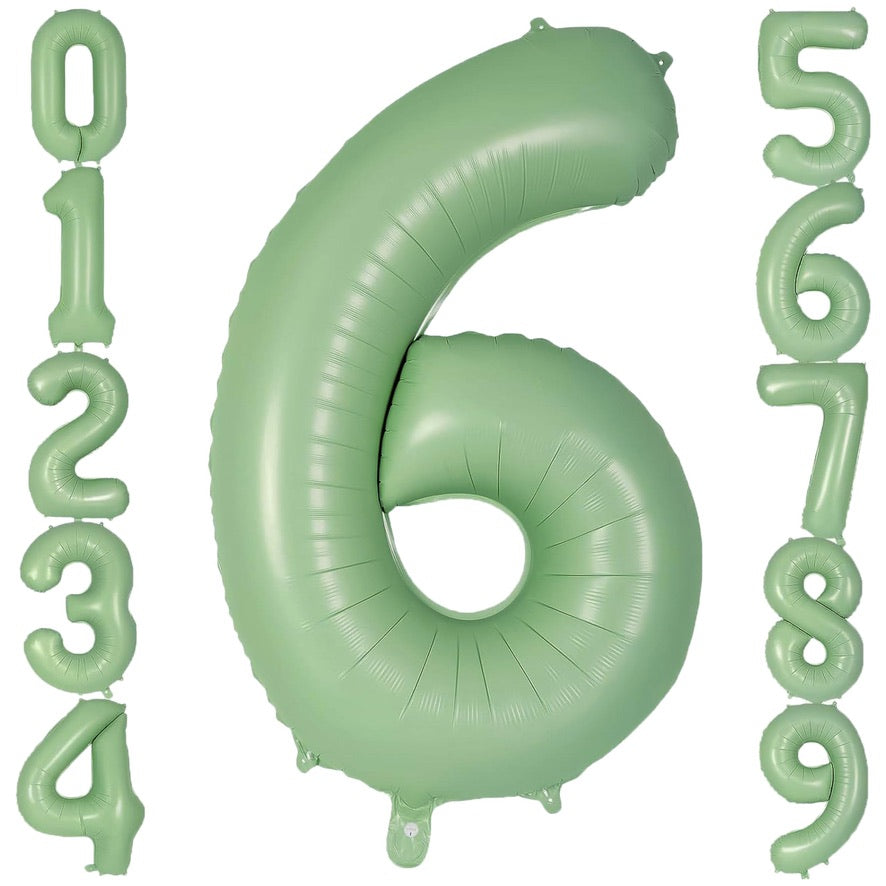 40" Satin Green Number: 6
