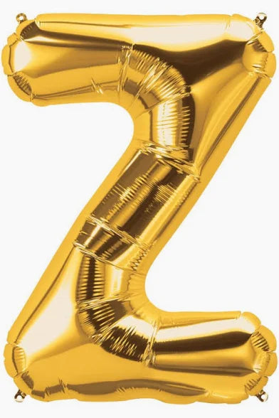 16" Gold Letter: Z