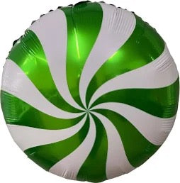 18" Candy Swirl: Green