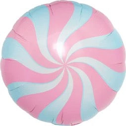 18" Candy Swirl: Baby Pink