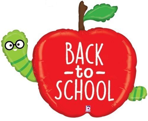 40" Back to school apple