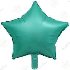 Lucky Foil: 18" Star Chrome Green