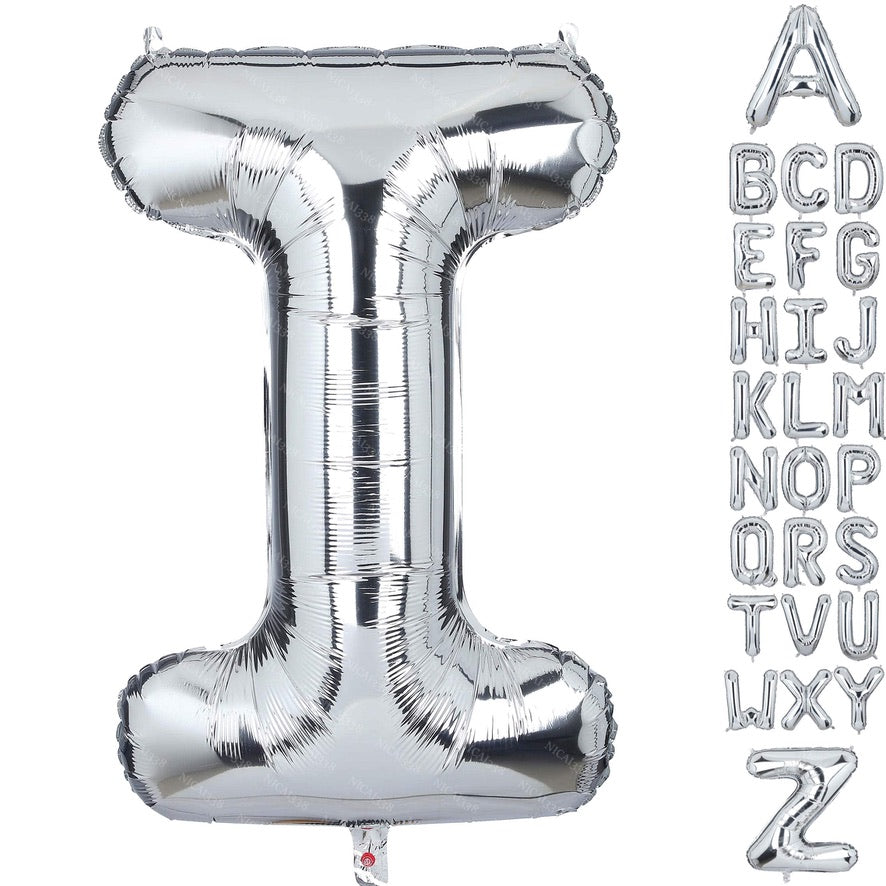 40” Silver Letters: I