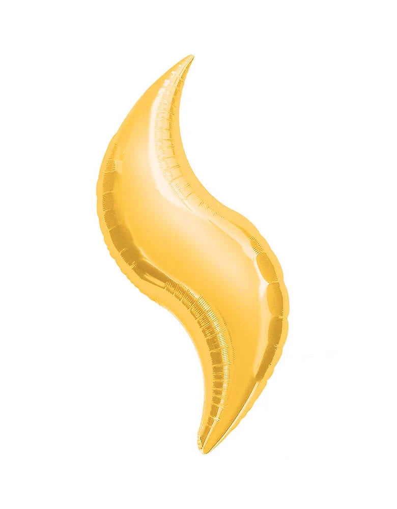 24" Curve Balloon 2 ct: Gold