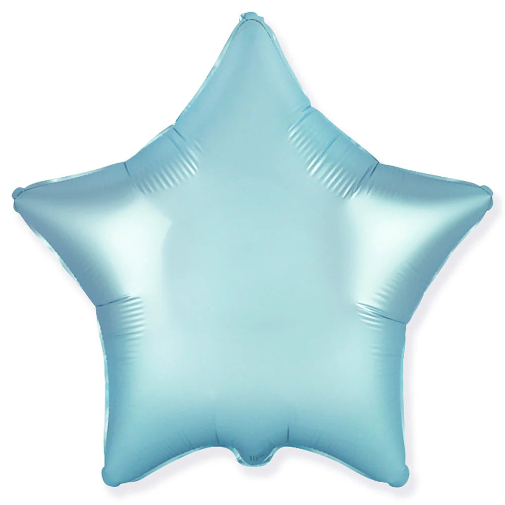 Lucky Foil: 18" Star Light Blue