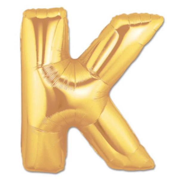 Betallic 16" Gold Letter K