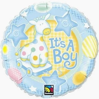 18" Its A Boy Giraffee