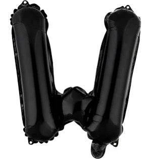 16" Black Letter: W