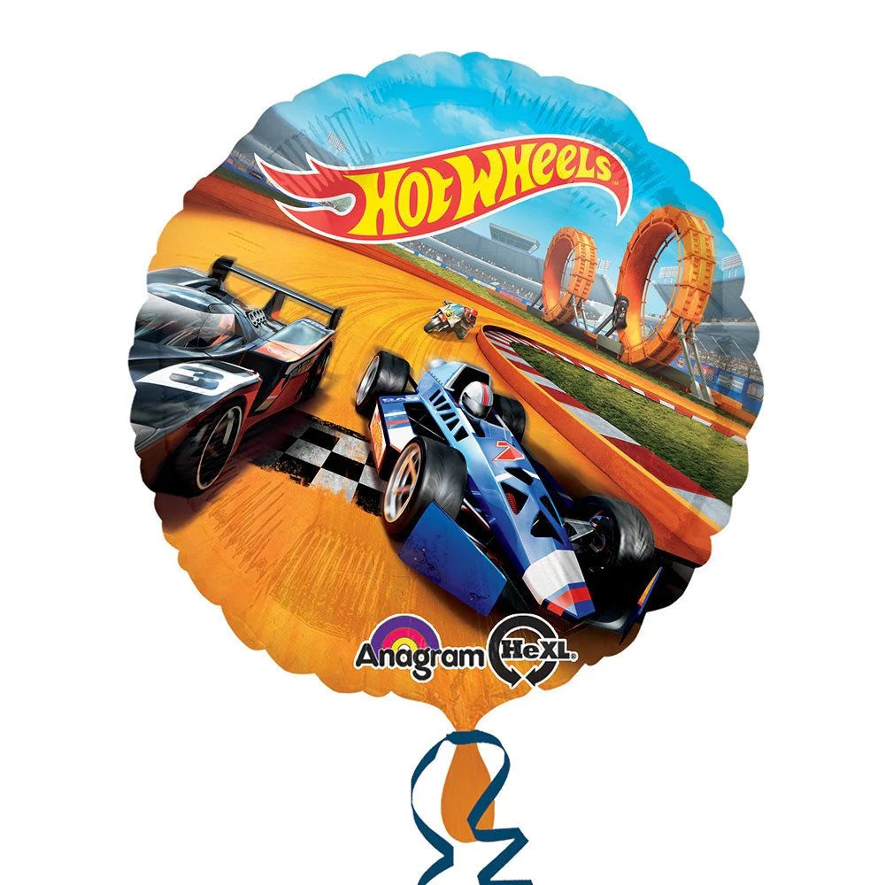 18" Hot Wheel Foil Balloon