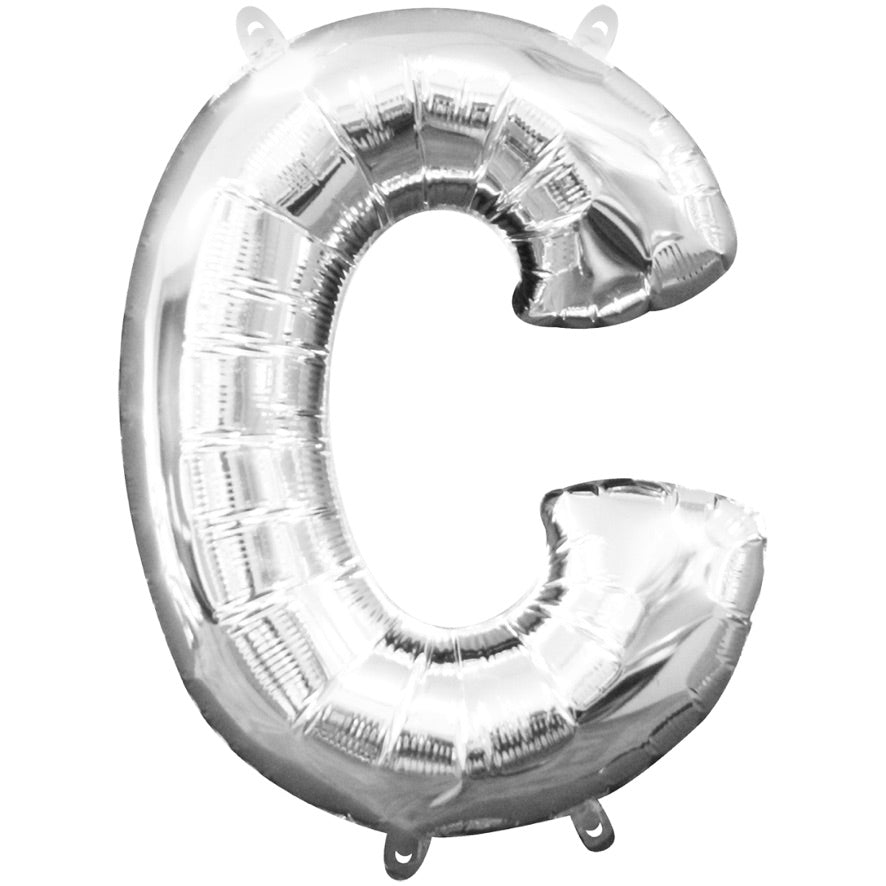 Betallic 16" Silver Letter C