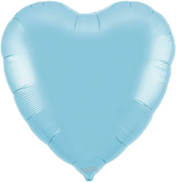 18" Heart: Pastel Blue