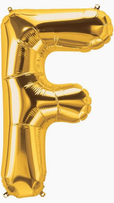 16" Gold Letter: F