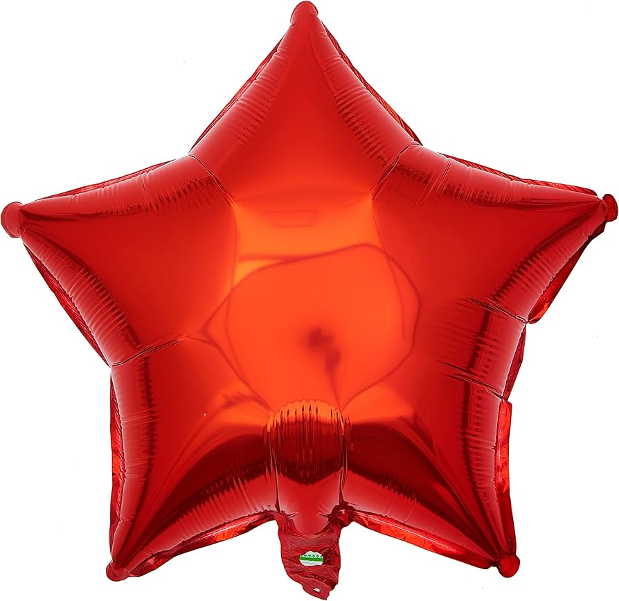 Lucky Foil: 24" Star Red