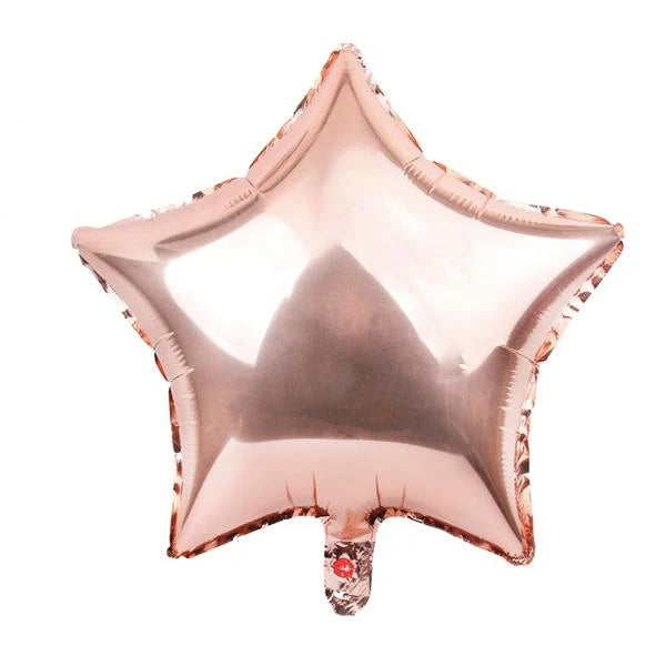 Lucky Foil: 24" Star Rose Gold