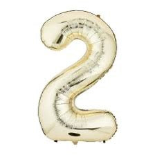 34" Number 2 White Gold: Party America