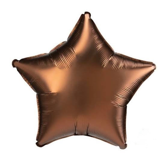 18" Star: Satin Chocolate