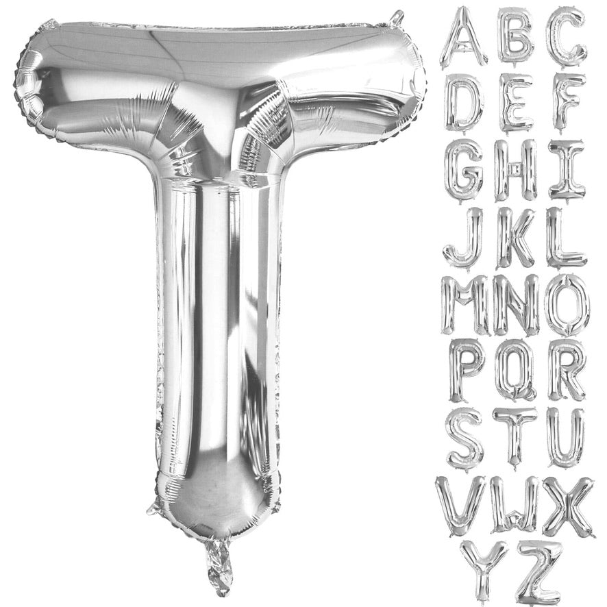40” Silver Letters: T