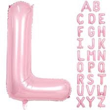 16” Baby Pink Letter: L