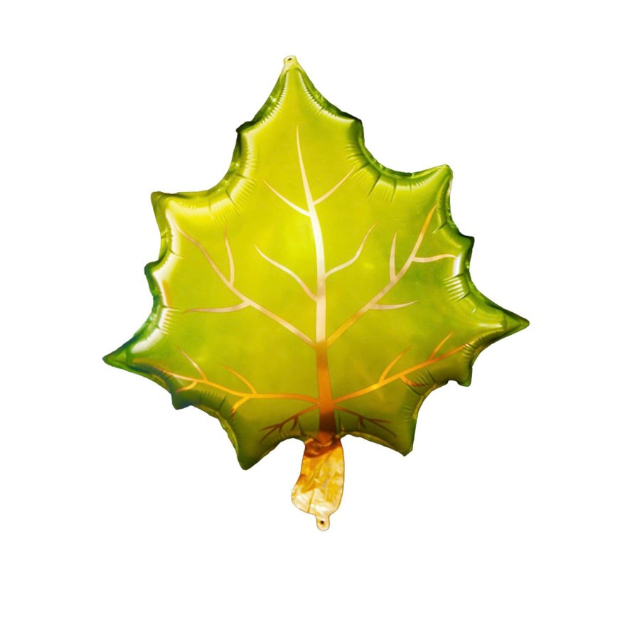 19" Fall Leaf: Green