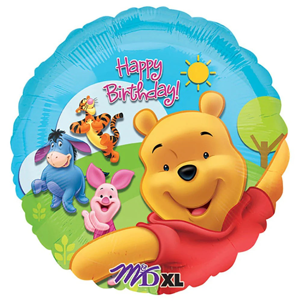 18" Pooh and Friends Sunny Bday