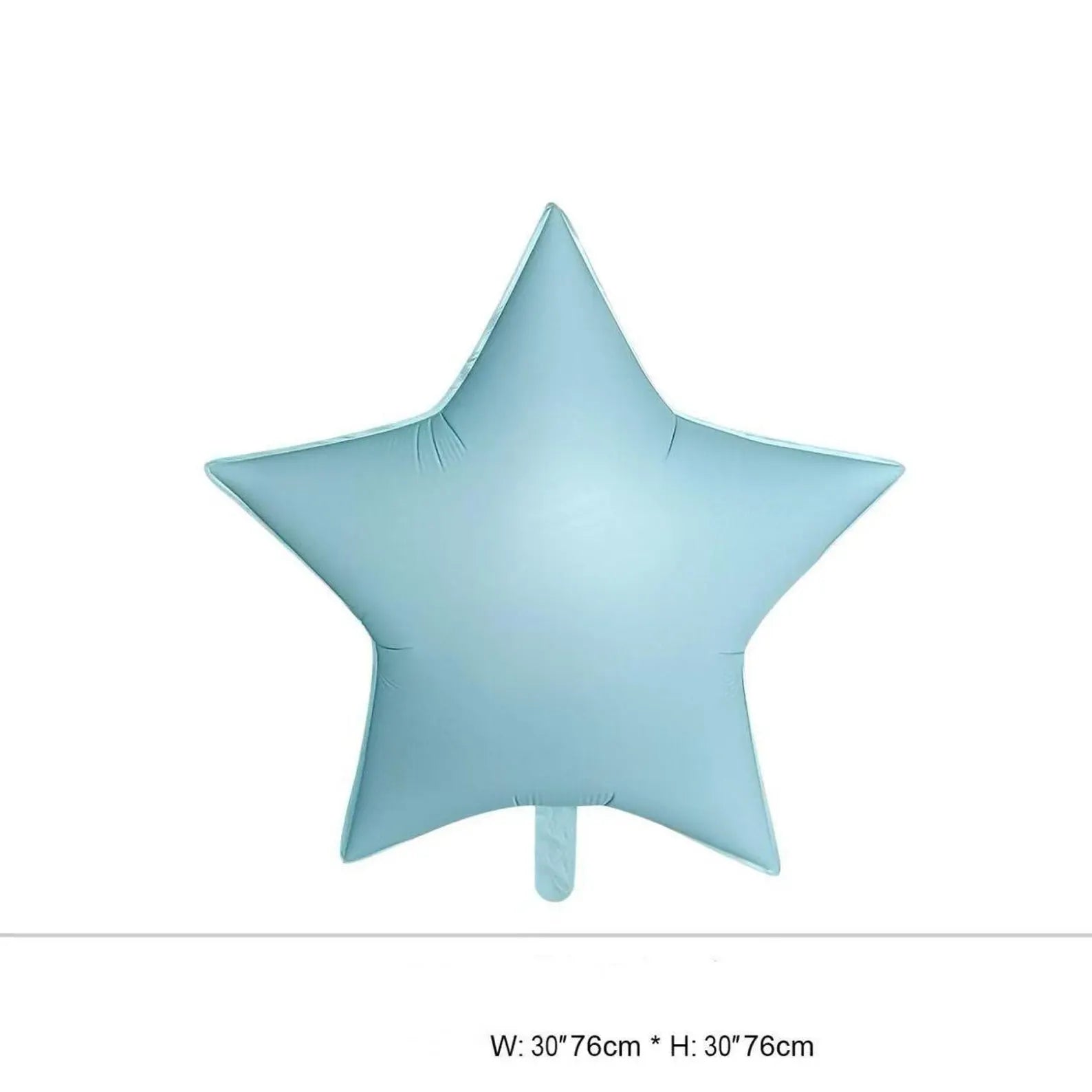 30" Star Foil: Pastel Blue