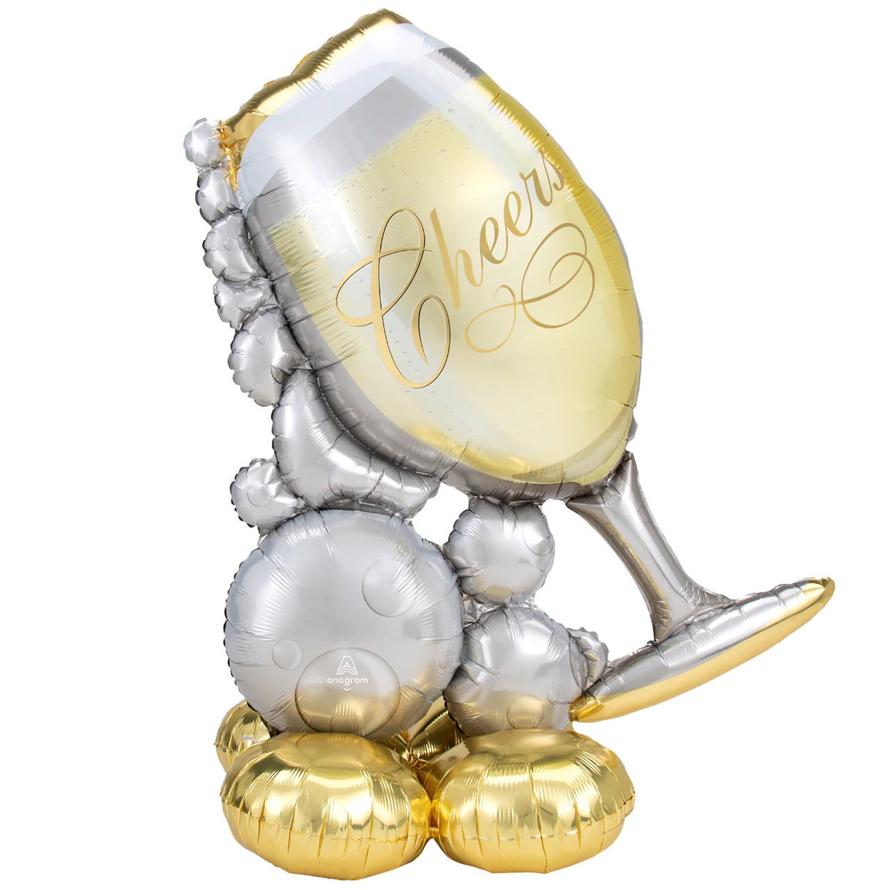 51" Airloonz Cheers Bubbly Wine Glass