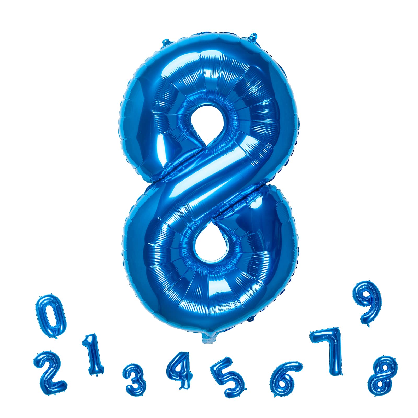 32" Dark Blue Number 8
