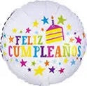 18" Feliz Cumpleanos Cake