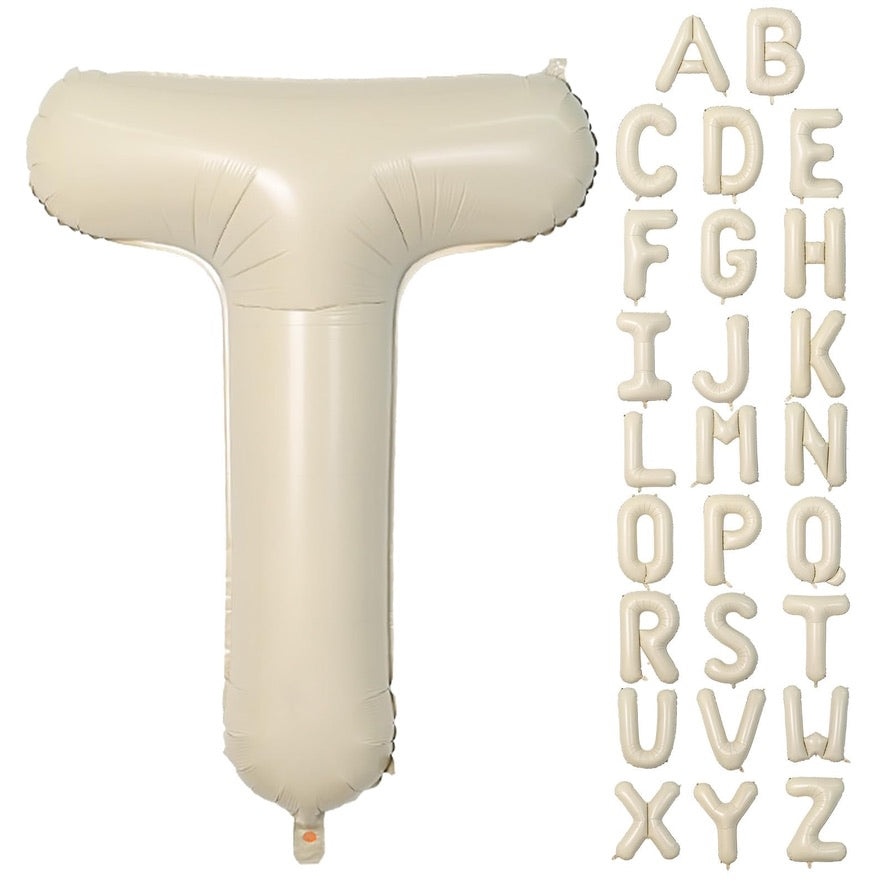 40” Cream Letters: T