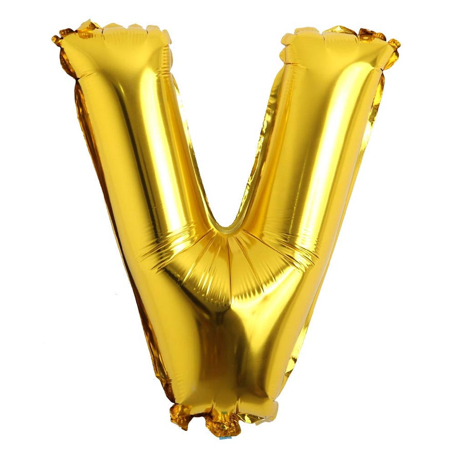 32" Gold Letter: V