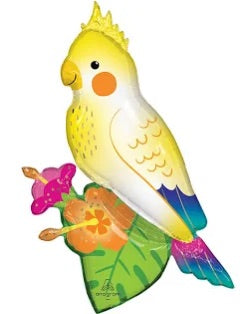 36" Neon Tropical Bird