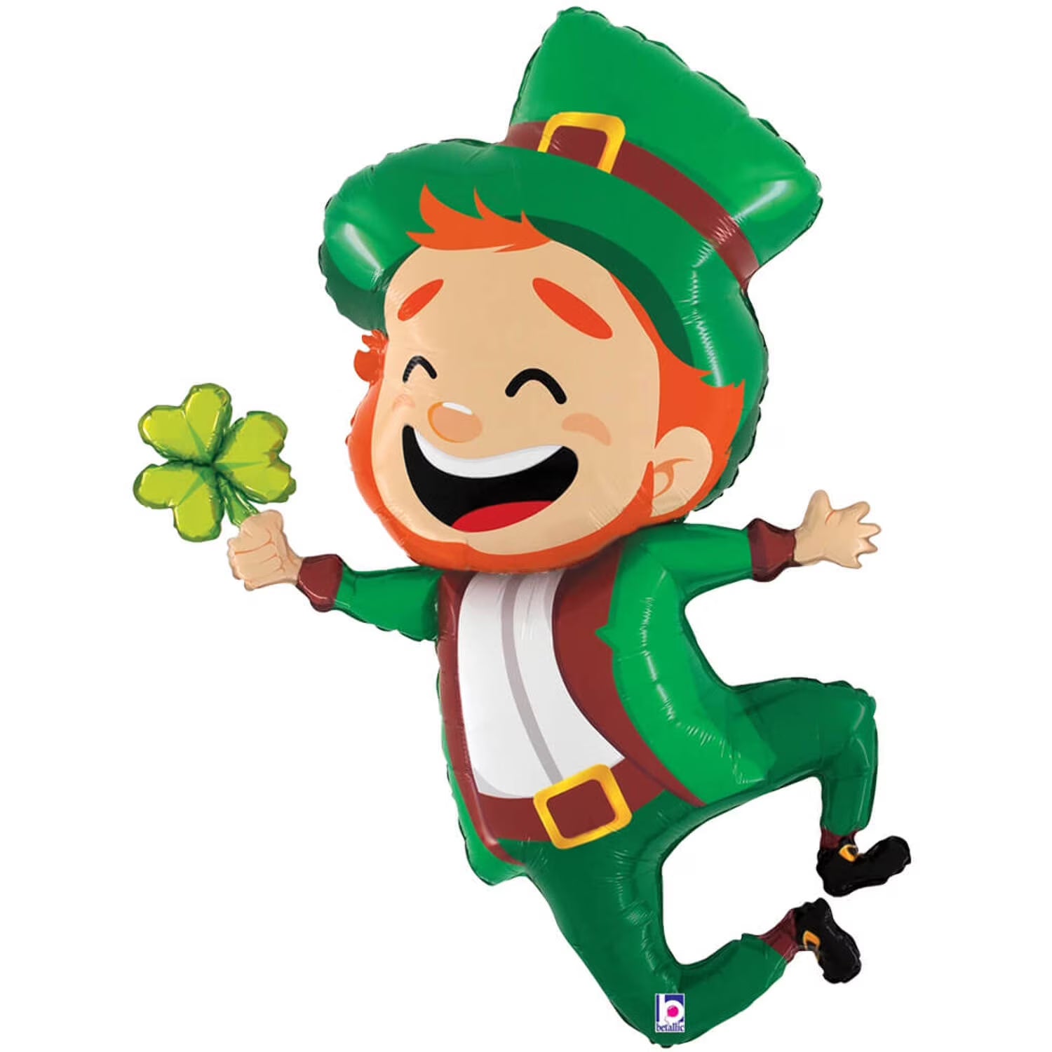 39" Foil Shape Jumping Leprechaun