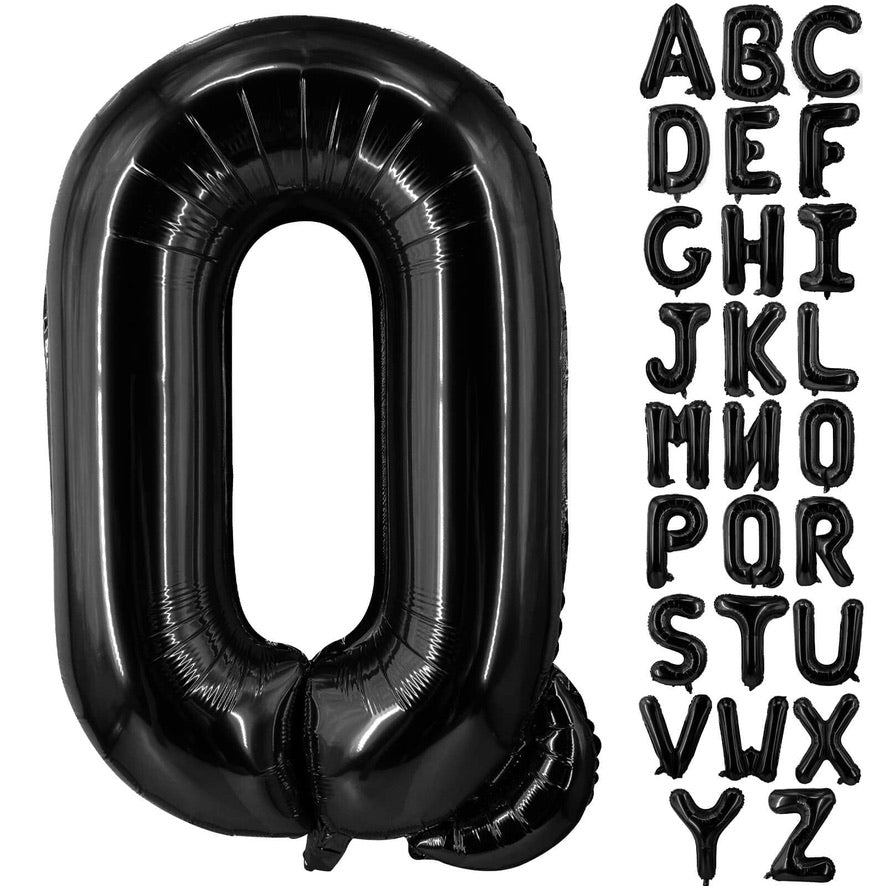 40” Black Letters: Q