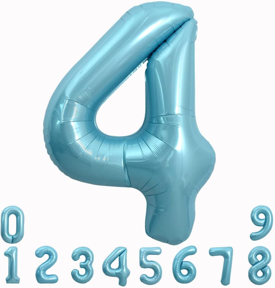 32” Baby Blue Number 4
