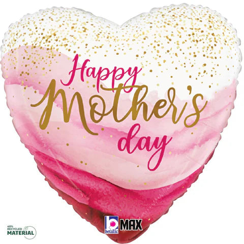 23" Moms Day Pink Heart