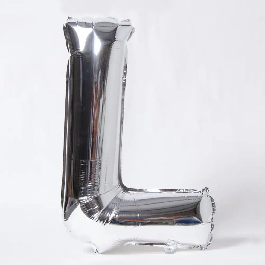 40” Silver Letters: L